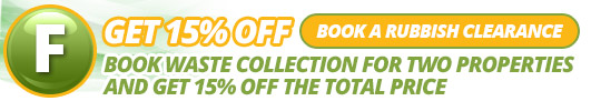 Kentish Town London offer rubbish removal for 2 properties and get 15 off the total price